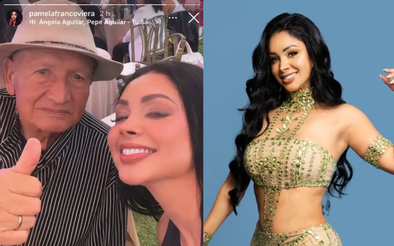 "La vida es un ratito no más": Pamela Franco y el mensaje de despedida a su fallecido padre | Foto: Instagram / Composición EC