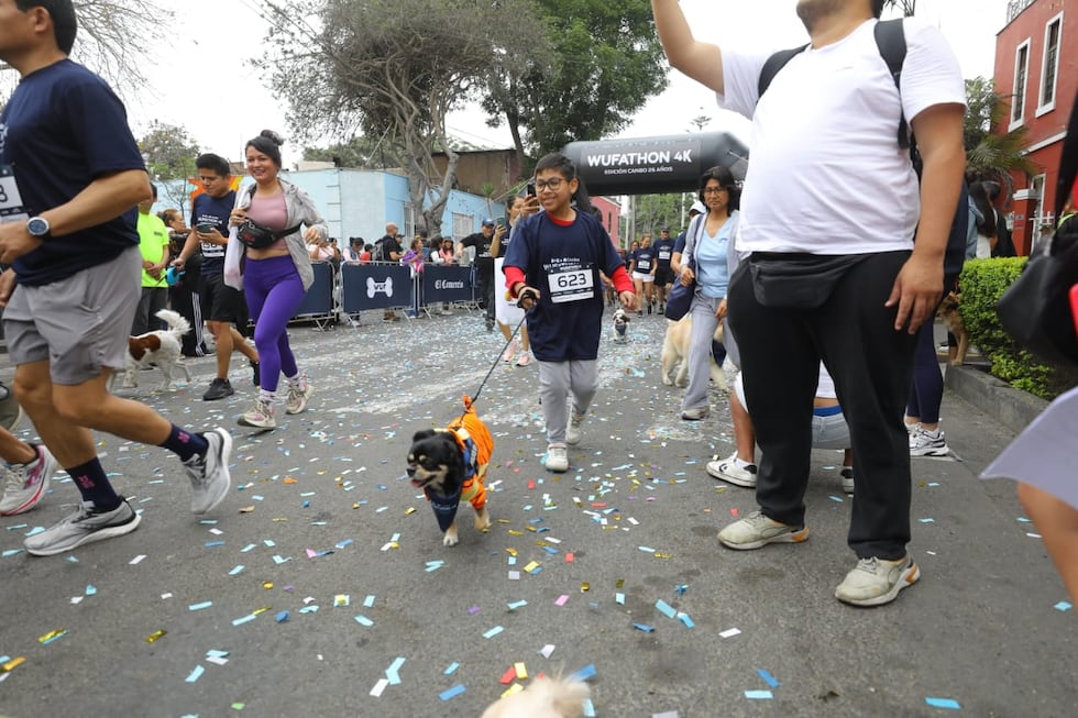 La Wufathon 4K 2025 en las calles de Barranco tuvo gran acogida. La jornada deportiva sirvió para que cientos de participantes compartieran con sus mascotas. (Foto: Antonio Melgarejo/ @photo.gec)