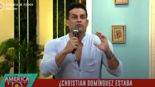 ¿Por qué Christian Domínguez regresó a “América Hoy” pese a que Janet Barboza anunció que lo suspendieron 10 días?