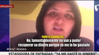 Pamela Cabanillas advierte que no devolverá “ni un sol” a sus víctimas: “Ya me lo he gastado”