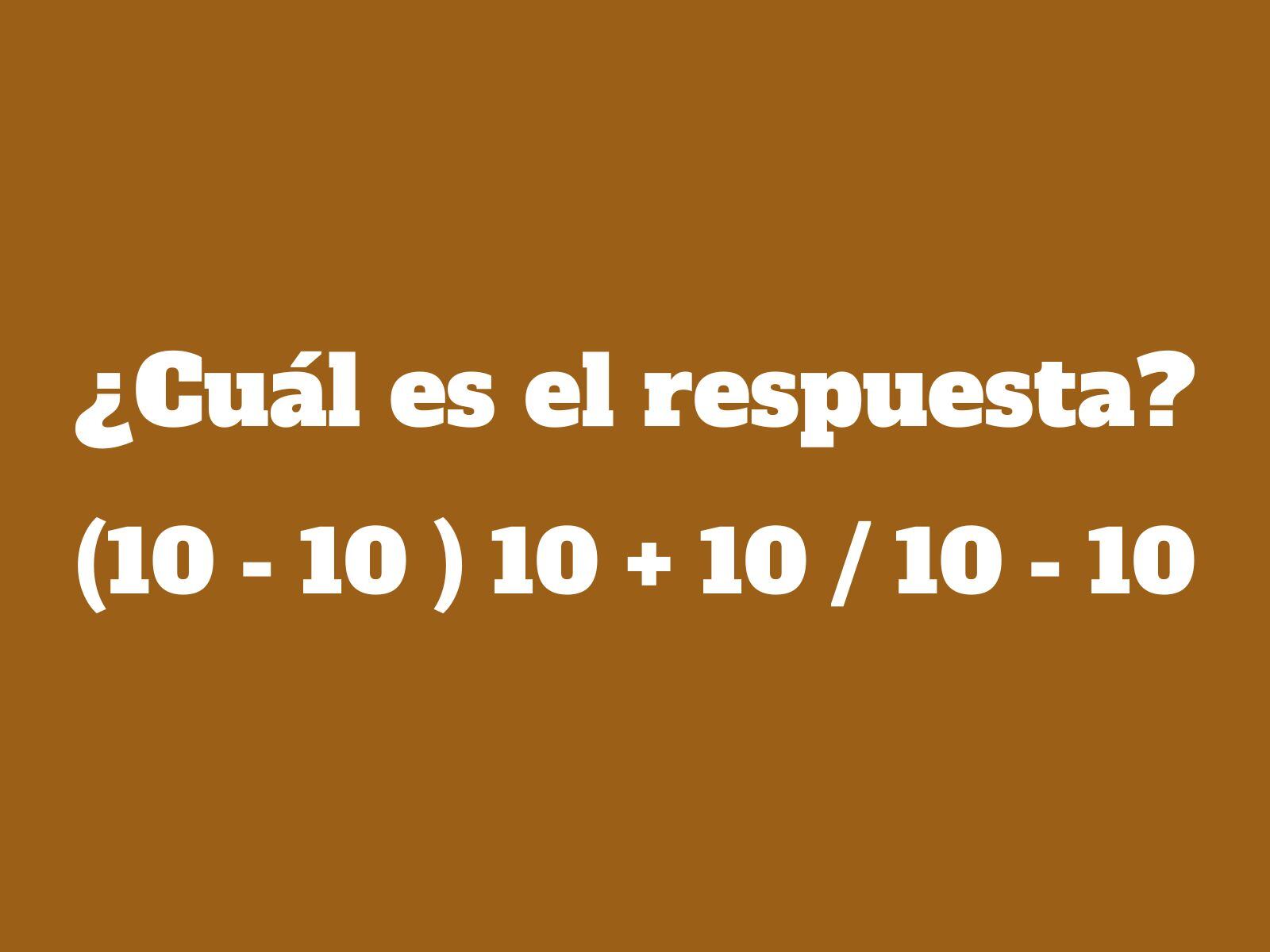 Reto matemático: Busca la manera más rápida de solucionar este problema. ¡Tú puedes! (Creación: Mag)