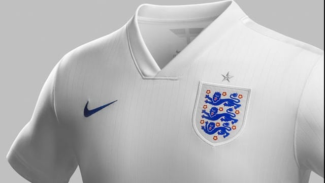 La nueva camiseta que Inglaterra usará ante Perú al detalle