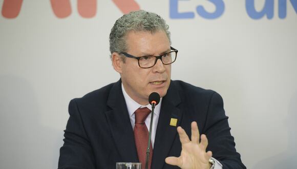 El ministro de Educación, Morgan Quero, minimizó los resultados de la encuesta de Datum para El Comercio, que le otorga apenas un 5% de aprobación. (Foto: Ministerio de Educación)