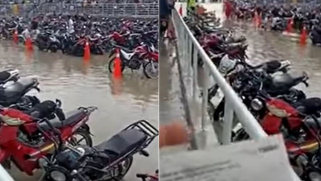 Iquitos: centro comercial sufrió inundación por lluvia a pocos días de ser inaugurado | VIDEO