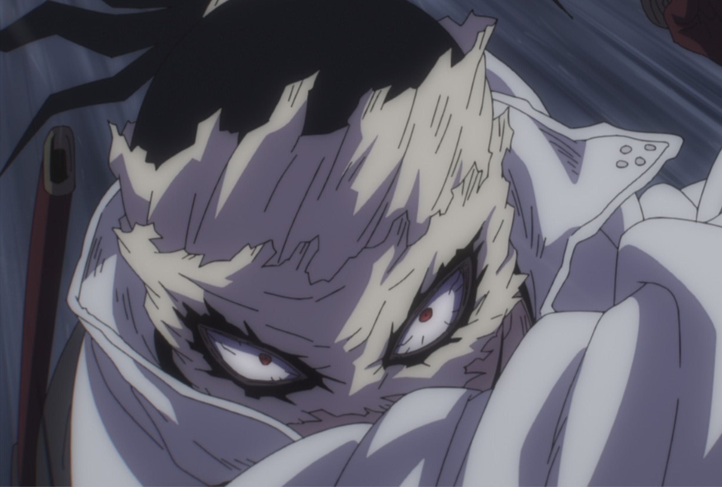 Stain, el Asesino de Héroes, también aparece en el anime precuela "My Hero Academia: Vigilantes" (Foto: Bones Film)