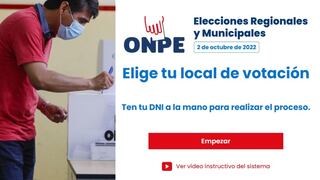 Elige tu local de votación hasta hoy 05 de junio: link de la ONPE para cambiar sede