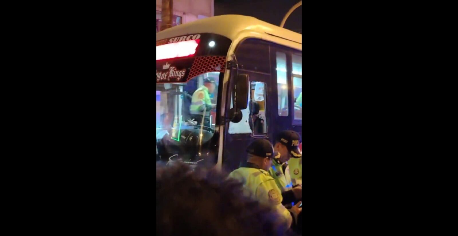 Comas: disparan a conductor de bus y lo dejan gravemente herido. (Foto: Captura de pantalla / Roger García)