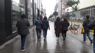 Senamhi: lloviznas se acentuarán en Lima hasta el martes
