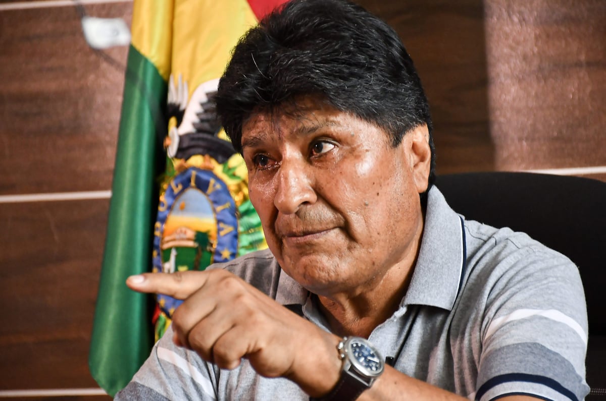 El expresidente Evo Morales dice que la DEA no puede operar en Bolivia porque la Constitución lo prohíbe. (Jorge Ábrego / EFE)