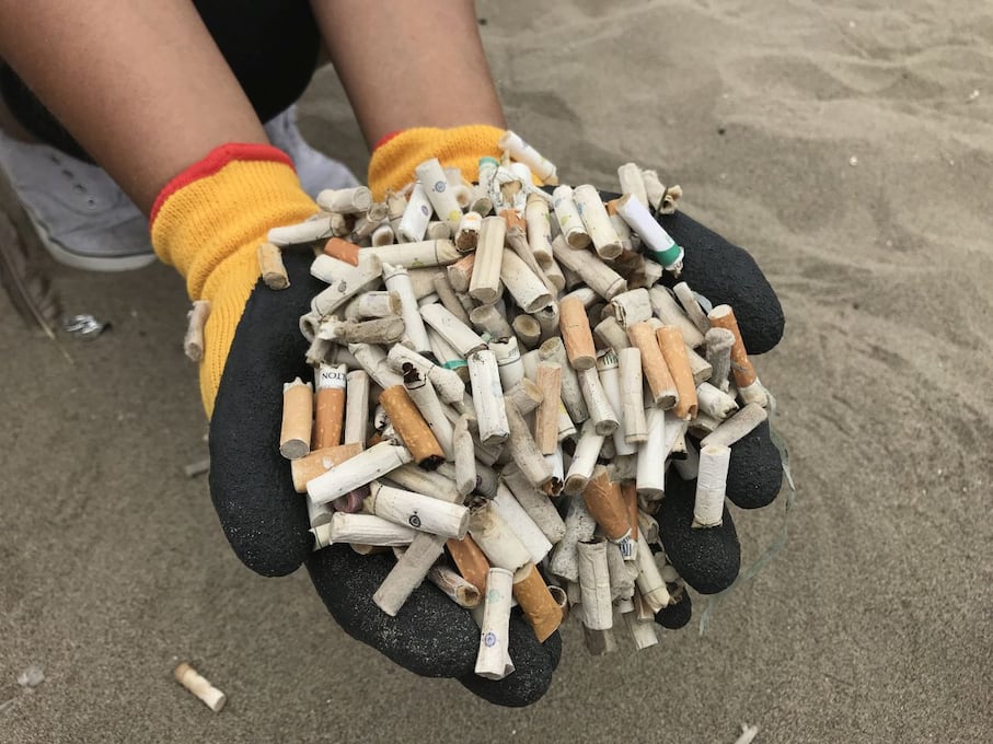 Este año, en la campaña Hazla por tu playa se recogieron más de 17 mil colillas de cigarros en balnearios del país. (Foto: Conservamos por Naturaleza)