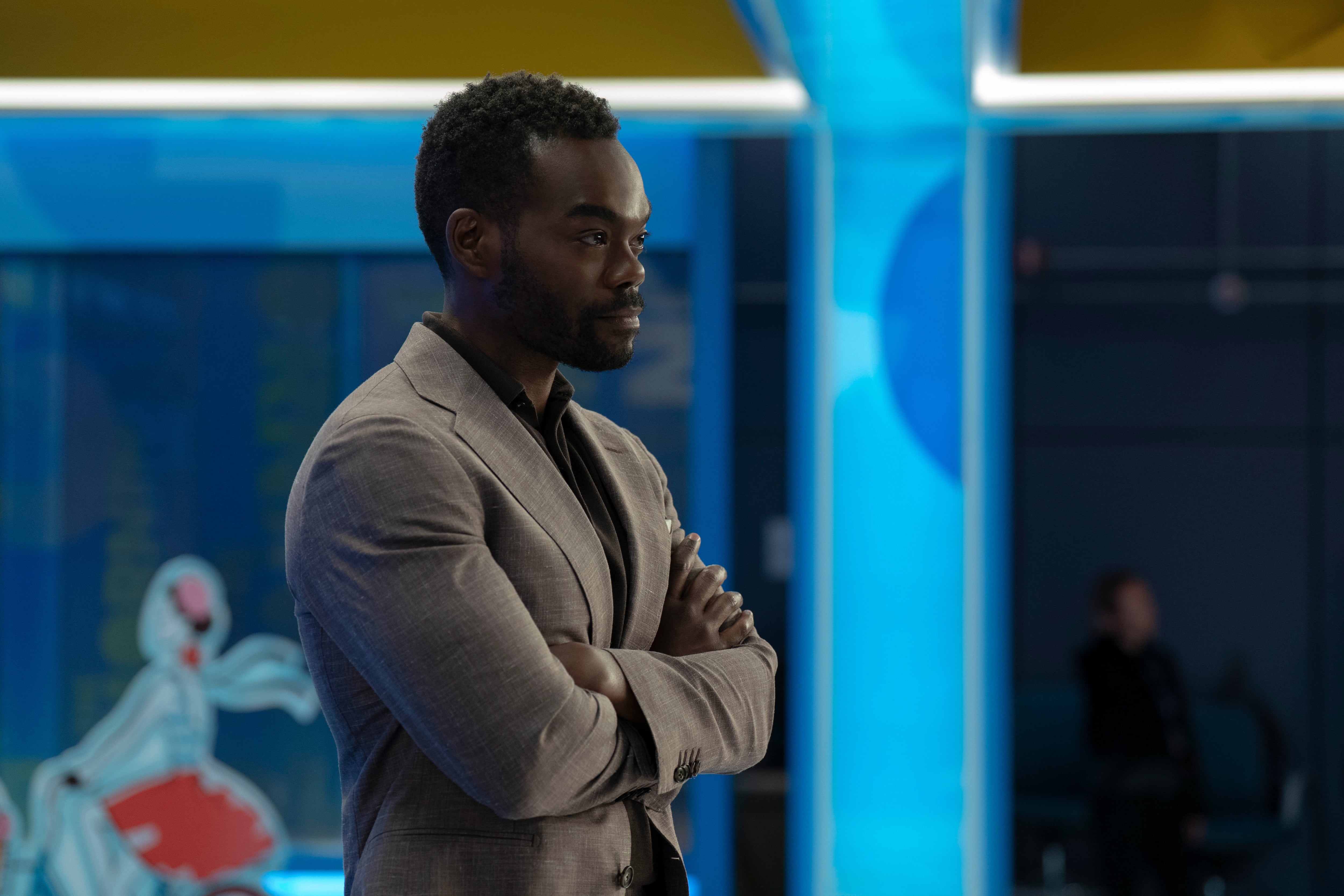 William Jackson Harper como Ben, el jefe de deportes en "The Morning Show" (Foto: Apple TV+)