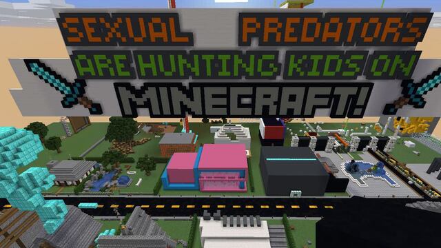 Una manifestación virtual de 120.000 padres reclama protección contra depredadores sexuales en Minecraft 