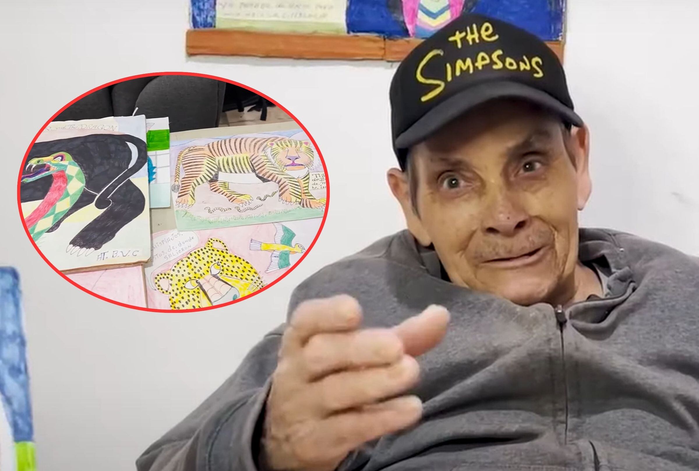 Baldemar Veliz Cerda es un anciano que fue deportado de EE.UU. en 1987 y llegó a vivir en las calles de México. Afortunadamente, todo cambió gracias a su arte. (Foto: Noticias Telemundo / YouTube)
