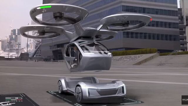 Pop Up Next, el auto autónomo volador que puede transportar personas