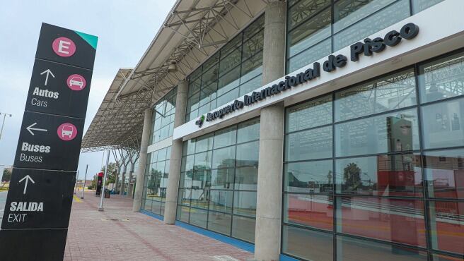 CORPAC anuncia suspensión de vuelos en el aeropuerto de Pisco por fuertes vientos y baja visibilidad. (Foto: MTC)