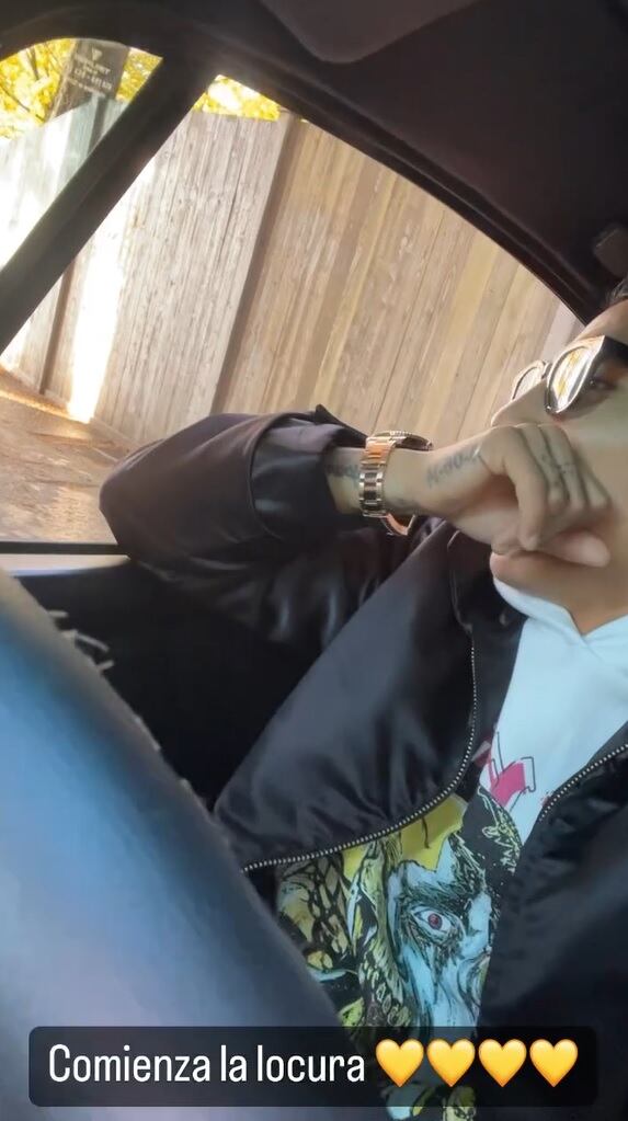 Historia de Instagram de Raúl Ruidíaz alentando a la "U". | Foto: @raulruidiazm / Instagram