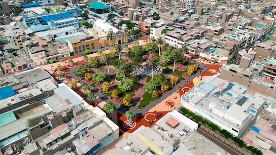 Proyecto de zona de tránsito calmado en Surco