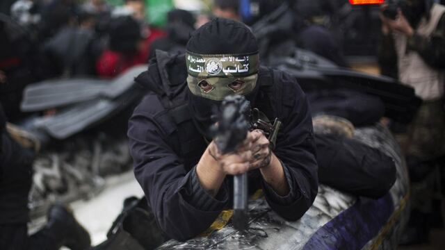 Hamas mostró su arsenal militar en desfile en Gaza