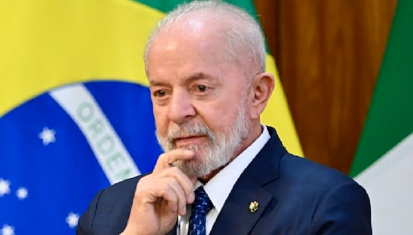 El presidente brasileño, Luiz Inácio Lula da Silva, aparece en la foto durante una reunión en el Palacio de Planalto en Brasilia, el 15 de julio de 2024. (Foto de EVARISTO SA / AFP)