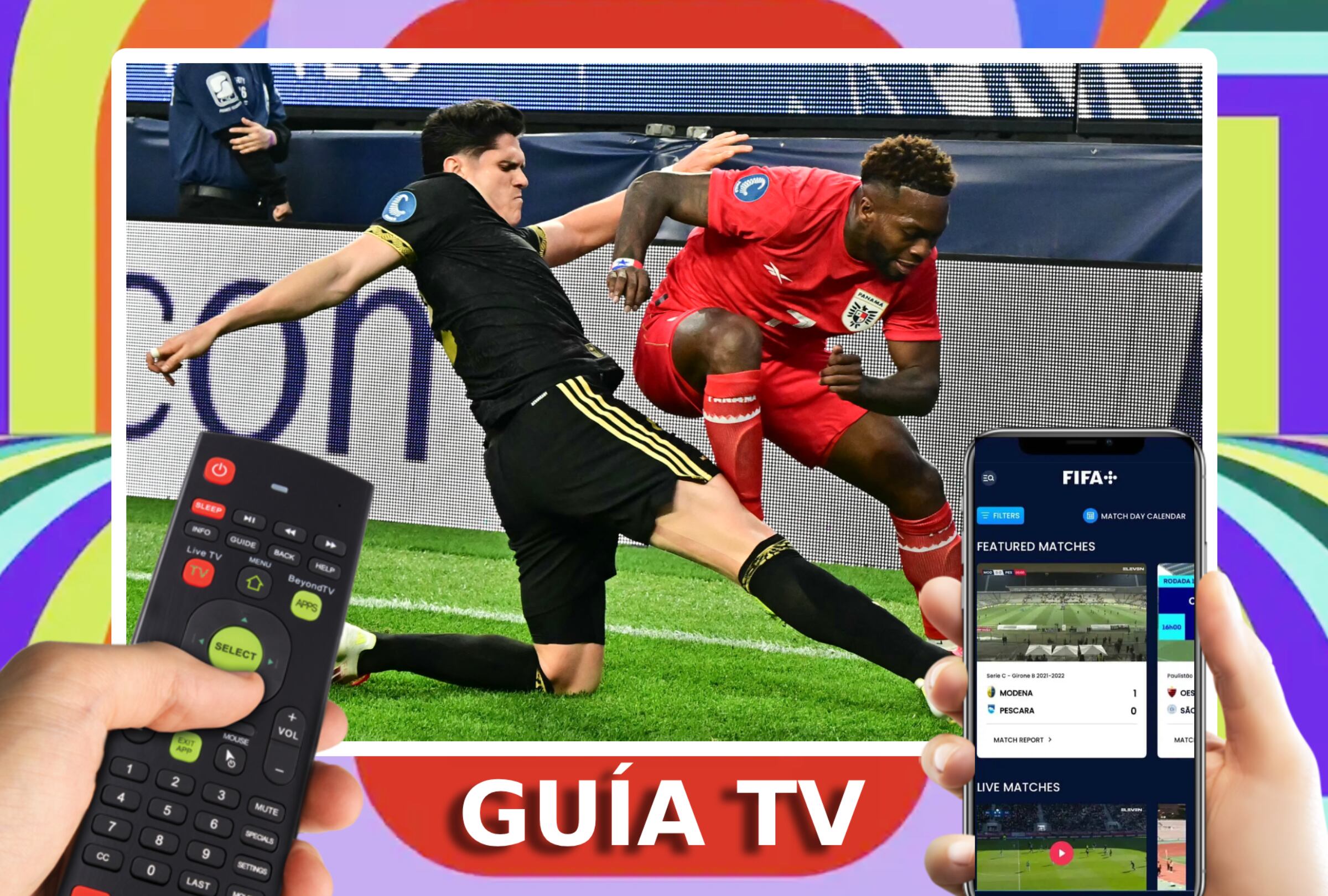 CIUDAD DE PANAMÁ (PANAMÁ), 22/01/2026.- Consulta los canales de televisión y servicios streaming para ver el partido entre México y Panamá este jueves 22 de enero por amistoso internacional de la FIFA con miras a la Copa del Mundo 2026. IMAGEN CREADA POR NOÉ YACTAYO CON FOTO DE FREDERIC J. BROWN PARA AFP.