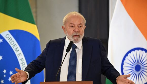 El presidente brasileño, Luiz Inácio Lula da Silva. (Foto de Sajjad HUSSAIN / AFP)
