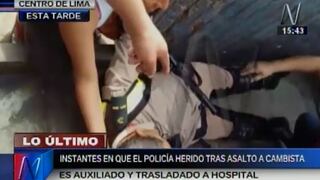 Centro de Lima: dos heridos por balacera tras asalto a cambista