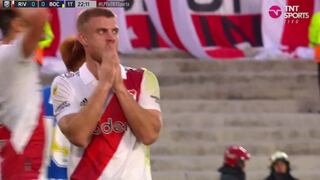 Lo dejó parado a Romero: Lucas Beltrán casi anota el 1-0 de River vs. Boca | VIDEO