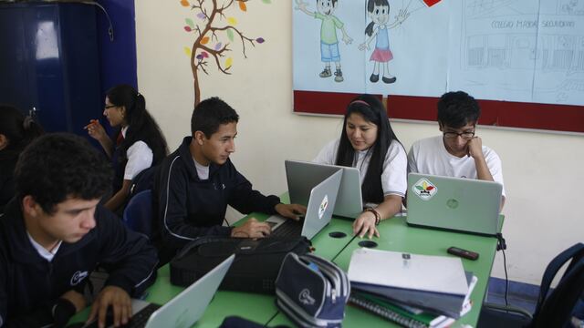 Alumnos de quinto de secundaria pueden postular a las Becas Lucet que ofrecen subvención. (El Comercio)
