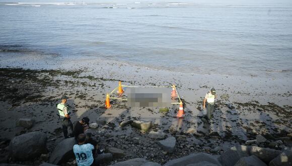 Hallan el cuerpo sin vida del bañista desaparecido en playa Los Yuyos. (Foto: Joseph Ángeles/ @photo.gec)