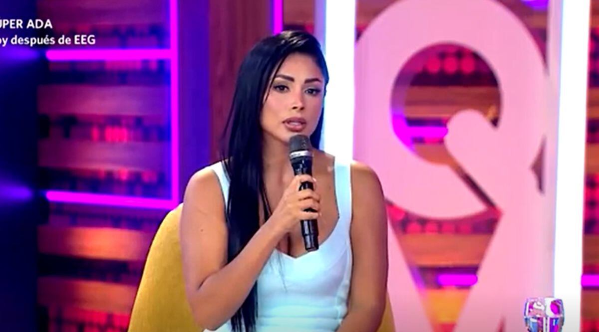 Pamela Franco se presentó en el programa Mande quien mande y admitió que tuvo una relación con el jugador Christian Cueva | Captura de video América TV