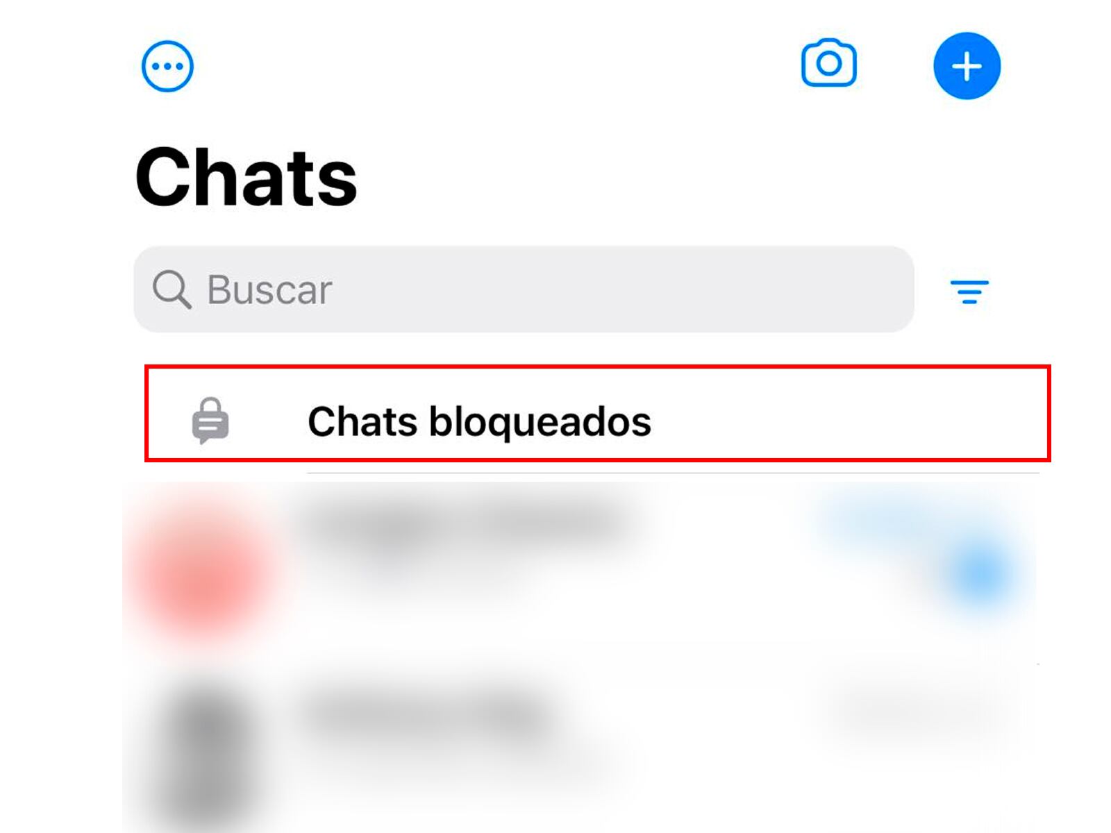 WHATSAPP | Así se verás todas tus conversaciones bloqueadas en WhatsApp. Para acceder a ellas solo debes usar el FaceID o tu huella dactilar. (Foto: MAG - Rommel Yupanqui)
