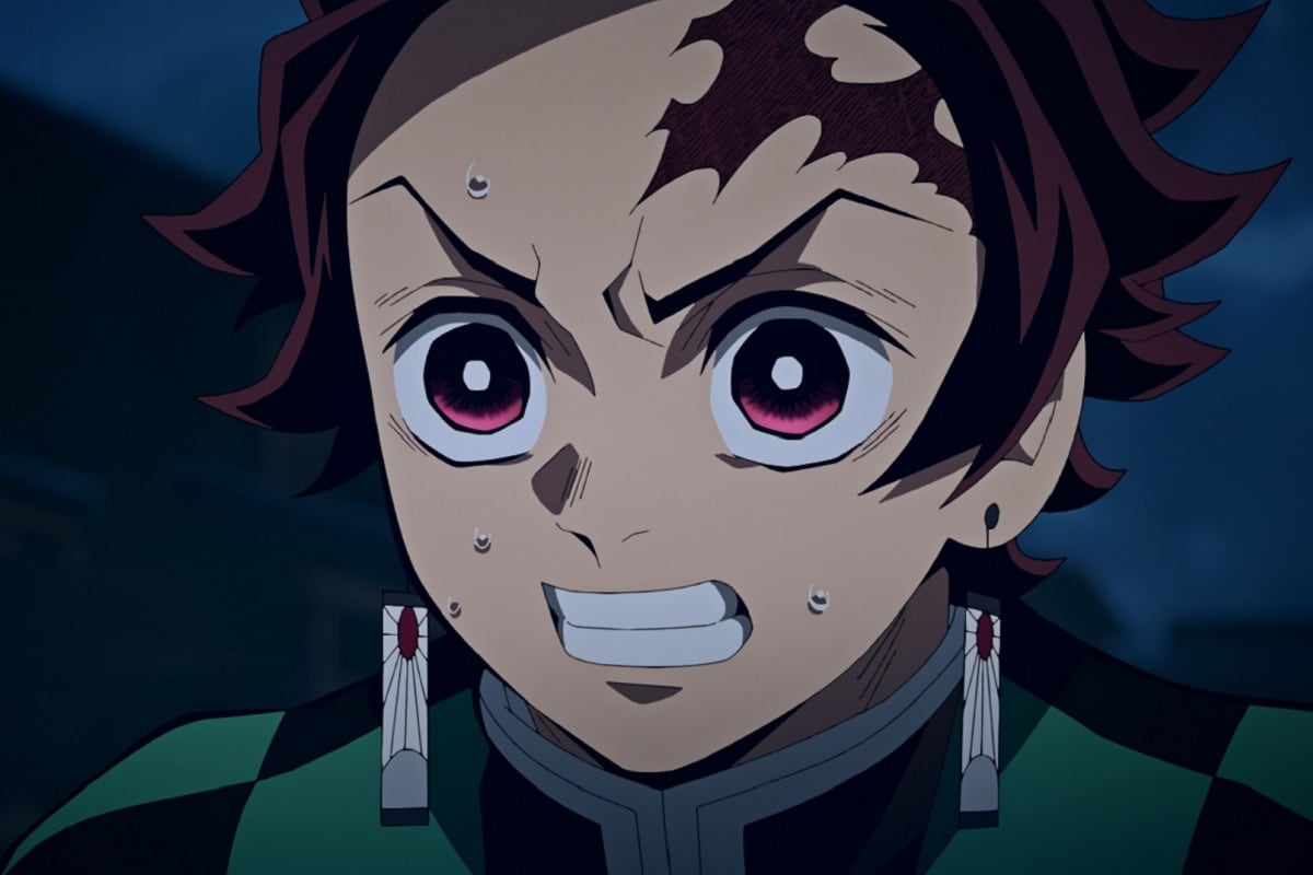 Tanjiro enfurecido por la destrucción que causó Daki (Foto: Demon Slayer/ Ufotable)