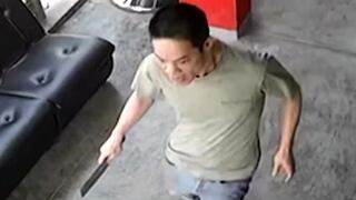 Cieneguilla: ciudadano chino intentó atacar con un machete a barbero