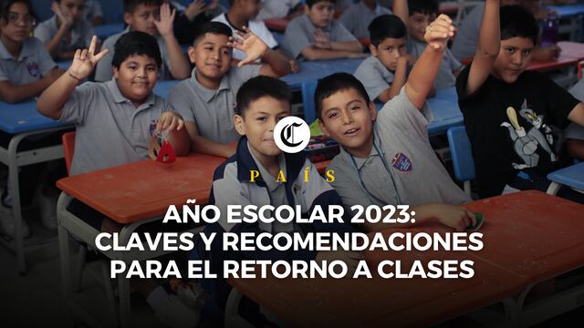 Año escolar 2023: conoce algunas recomendaciones para un retorno a clases sano y entretenido