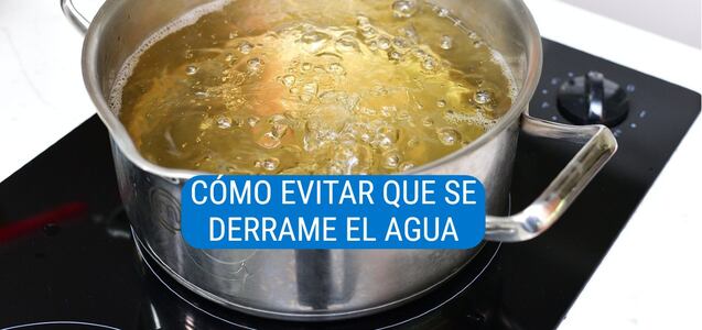 Cómo evitar que se derrame el agua al hervir alimentos