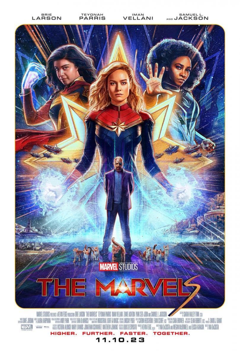 El póster de la película "The Marvels" (Foto: Marvel)