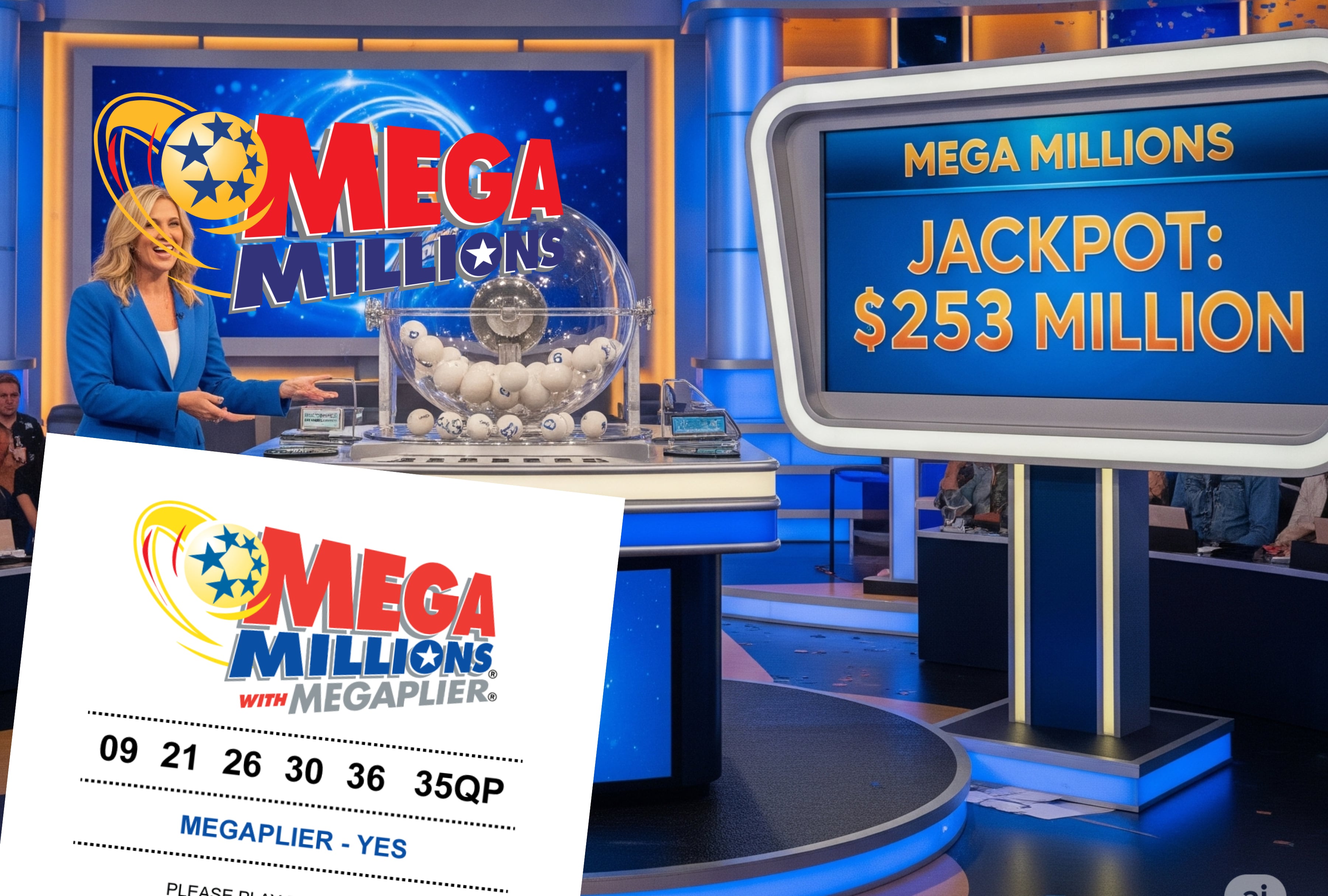 Resultados del Mega Millions del 26 de agosto en EE.UU.: revisa quién ganó, los números sorteados y los premios entregados. | Crédito: Imagen referencial generada con Gemini AI / Composición Mag