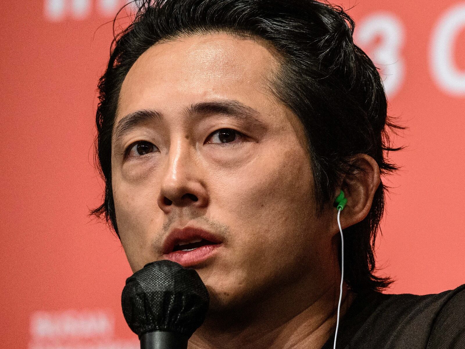 Steven Yeun es uno de los protagonistas de la película “Love Me” (Foto: Anthony Wallace / AFP)