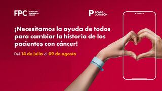 Fundación Peruana de Cáncer invoca a los peruanos a inscribirse como voluntarios de la colecta Ponle Corazón