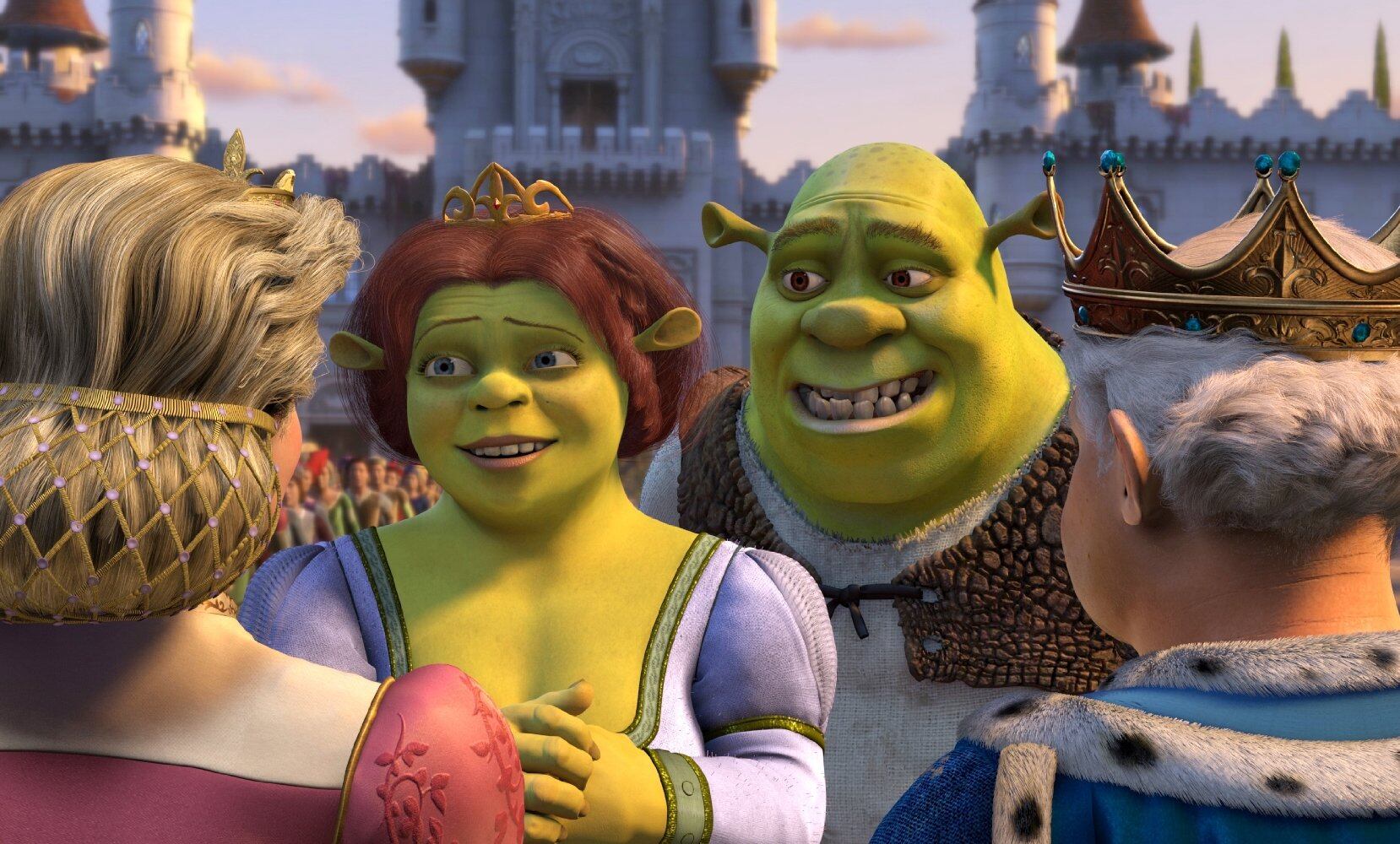 "Shrek 2" explora el rechazo, la aceptación y el perdón con situaciones cómicas en las que se parodian momentos icónicos (Foto: AFP)