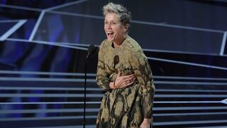 Oscar 2018: Frances McDormand gana el trofeo a la Mejor actriz