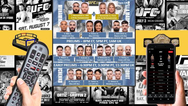 Lista de canales de televisión y plataformas online para ver las peleas de la cartelera del UFC 315: Belal Muhammad vs. Jack Della Maddalena y Valentina Shevchenko vs. Manon Fiorot este sábado 10 de mayo desde el Centre Bell Arena de Montreal, Quebec, Canadá (Foto: UFC.com)