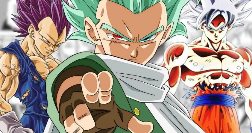 La alianza entre Goku, Vegeta y Granola para vencer a Gas en "Dragon Ball Super" (Foto: Toei Animation)
