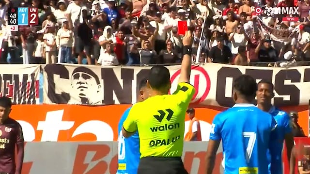 John Narváez fue expulsado en el partido de Universitario vs ADT por el Torneo Clausura de Liga 1 | VIDEO
