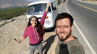 Conoce a la pareja de viajeros que recorre el Perú en una casa rodante 