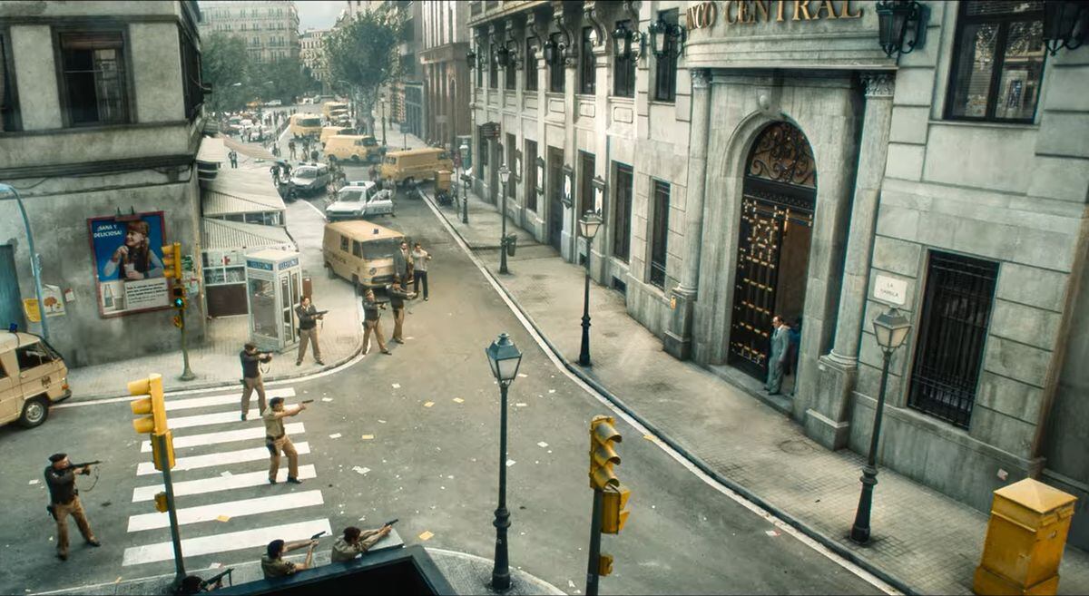 La plaza de Cataluña, ubicada en Barcelona, es un escenario importante de la serie española “Asalto al Banco Central" (Foto: Brutal Media)