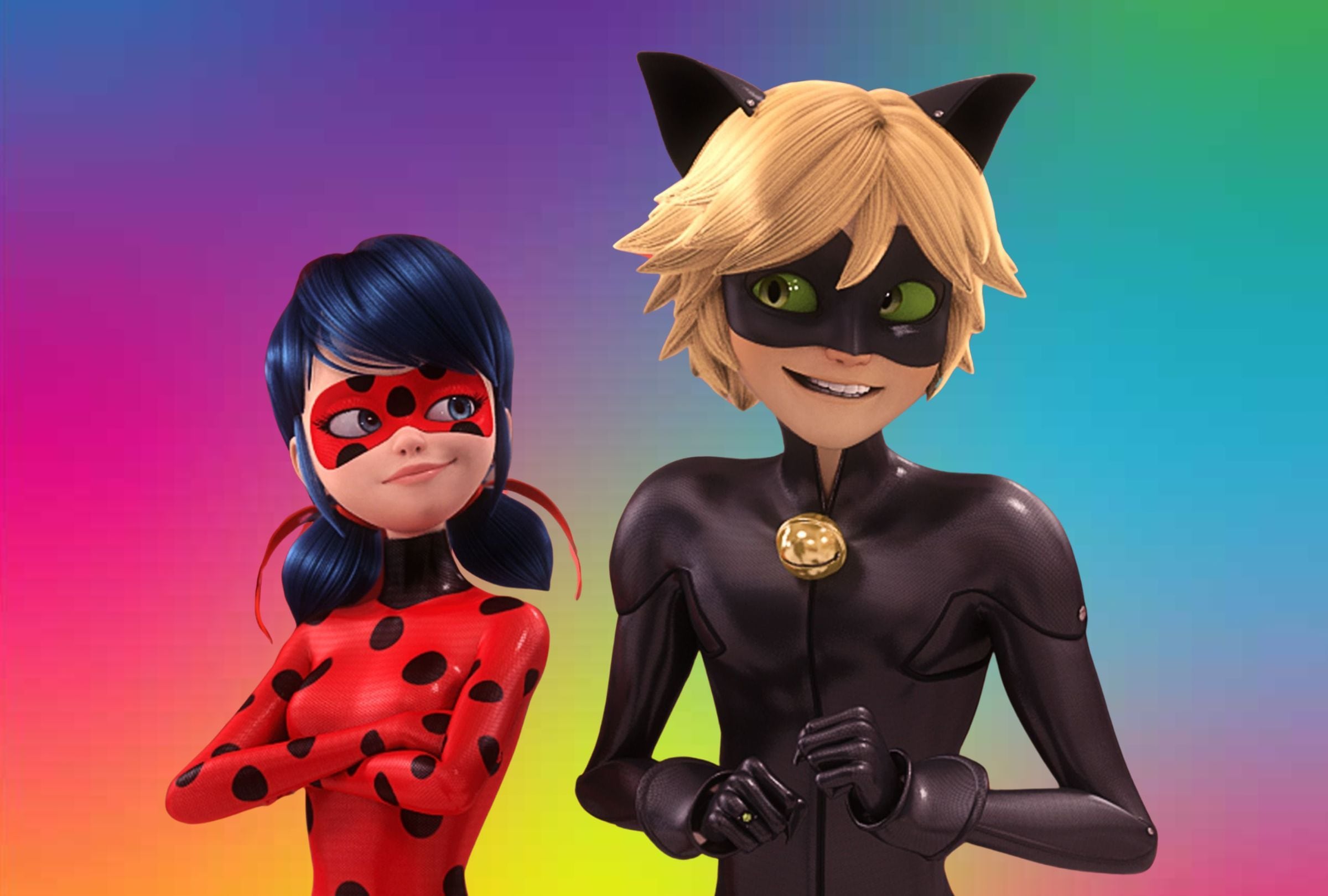 Ladybug y Cat Noir son los protagonistas de la exitosa serie animada "Miraculous: Las aventuras de Ladybug" (Foto: AB International Distribution)
