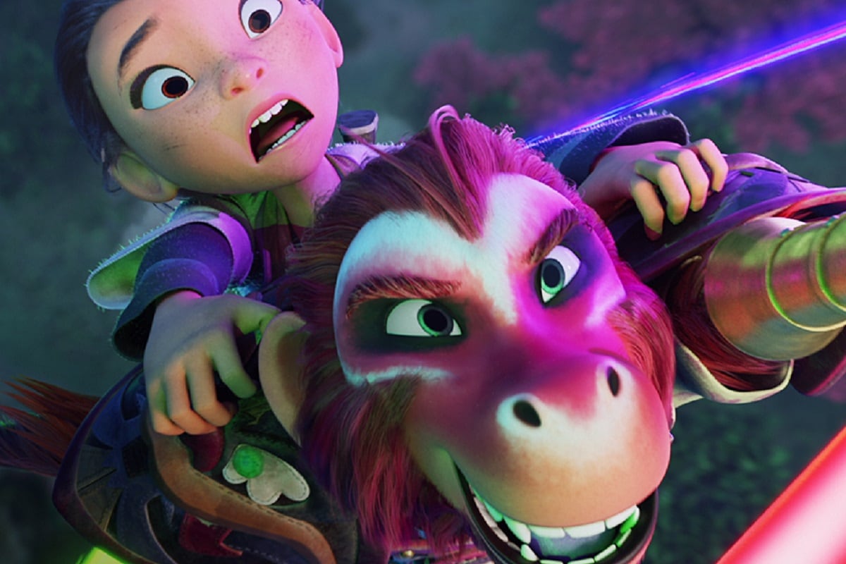 Lin se convierte en la asistente de Mono en la película animada "El rey mono" (Foto: Netflix)