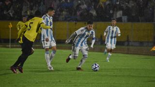 Argentina perdió ante Ecuador por el Sudamericano Sub 17