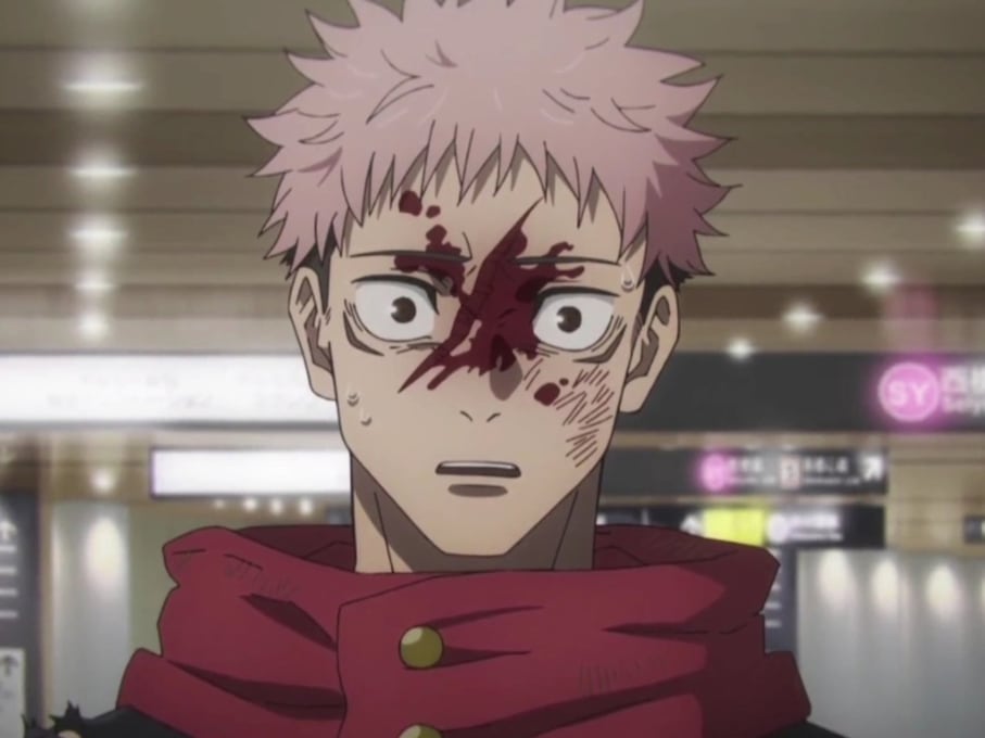 Nobara Kugisaki puso contra las cuerdas a Mahito en Shibuya, durante el capítulo 19 del anime de “Jujutsu Kaisen" (Foto: MAPPA)